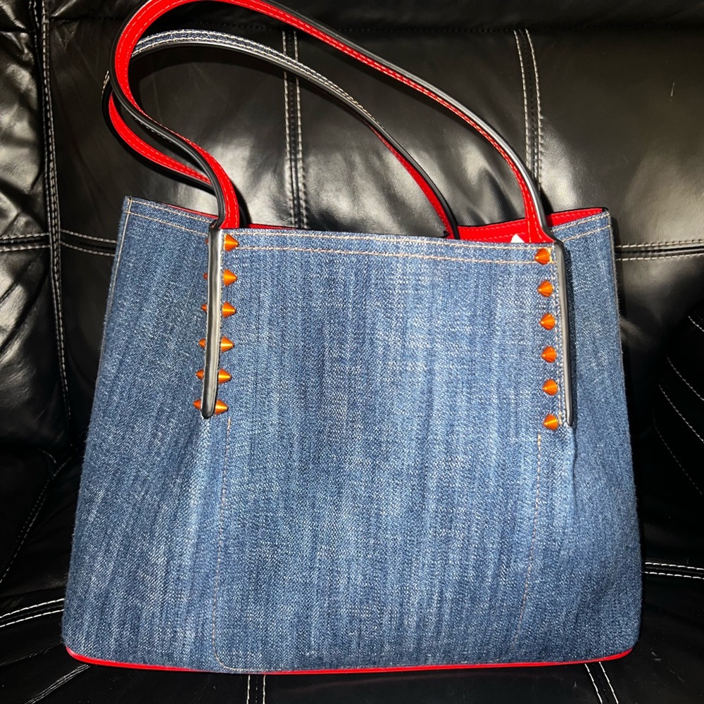 Christian Louboutin Small Denim Tote